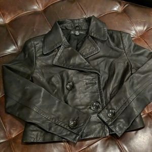 INC International Concepts leather jacket